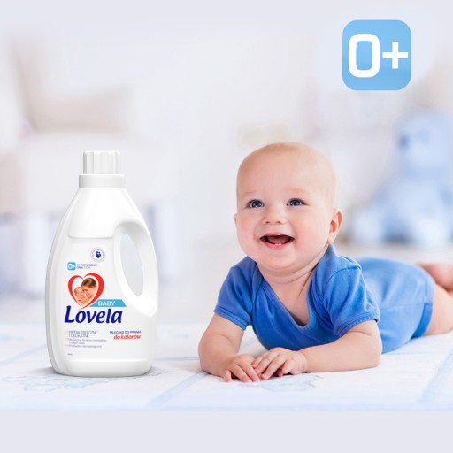 Lovela Baby Mleczko Prania Koloru 4,5L x2 (100 pr)
