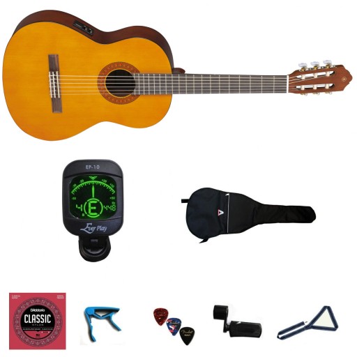 Электроклассическая гитара YAMAHA CX40 в упаковке 4/4 M2
