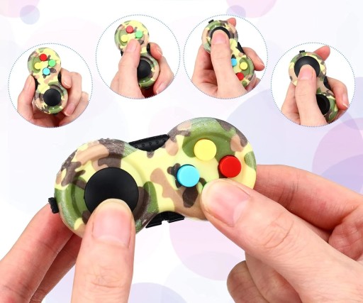 Fidget Pad Ретро Классический контроллер Fidget Ручной игровой контроллер Fidget
