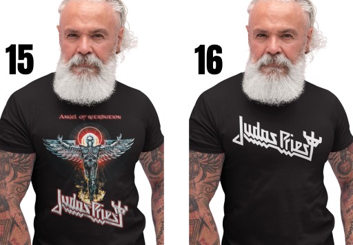 JUDAS PRIEST 50 LAT Koszulka T-Shirt 16 WZORÓW S