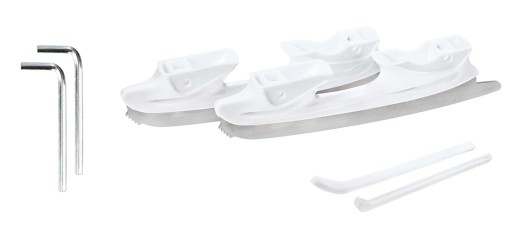 Rolki Łyżwy figurowe 2w1 Regulowane RAVEN Loret Mint 27-30 Kółka LED
