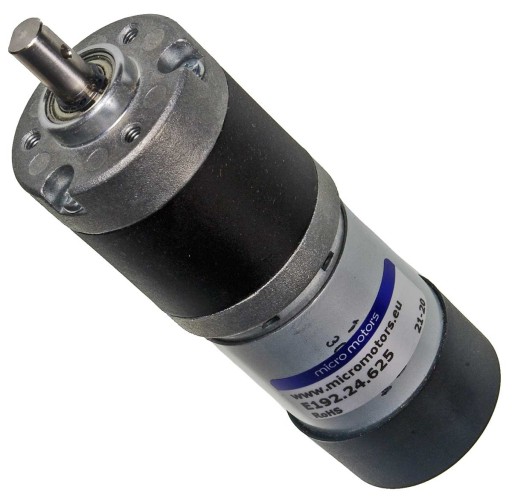 Motoreduktor planetarny 6,2 obr/min 24V 3N.m 5W