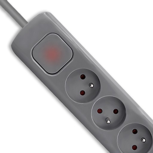 QOLTEC 50281 полоса (1,8 м) Серый