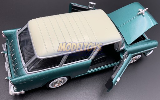 Chevrolet Bel Air Nomad 1955, масштаб 1:24, Motormax 73248