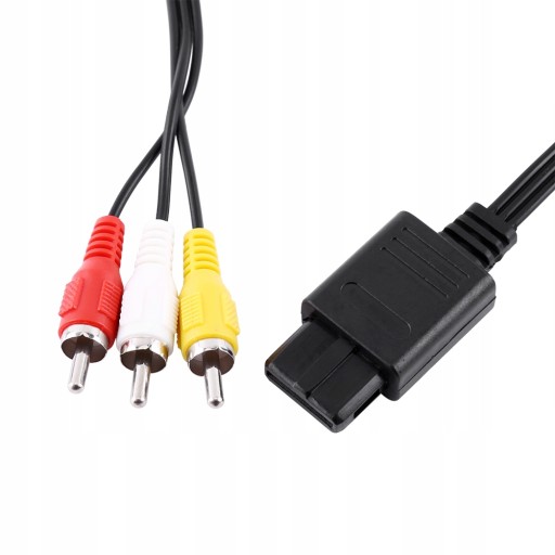 AV КОМПОЗИТНЫЙ RCA КАБЕЛЬ ДЛЯ N64 NINTENDO GAMECUBE
