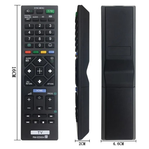 УНИВЕРСАЛЬНЫЙ ПУЛЬТ ДИСТАНЦИОННОГО УПРАВЛЕНИЯ ДЛЯ ТЕЛЕВИЗОРА SONY RM-ED054 + БАТАРЕИ