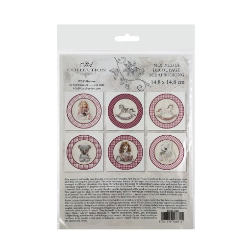 Zestaw PAPIERÓW RYŻOWYCH RSM048 zabawki