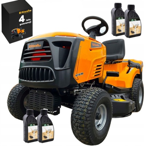 Садовый трактор, бензиновая газонокосилка Riwall R 92T GRASS BASKET.