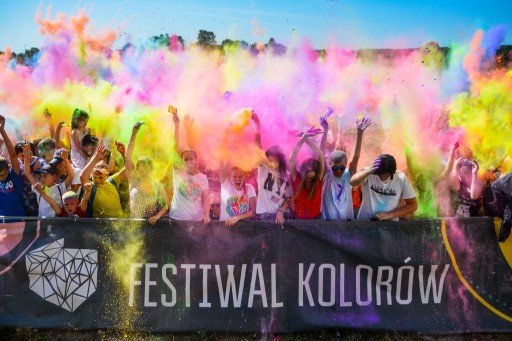 Порошок Holi Colors Фестиваль цветов КРАСНЫЙ, безопасен для УФ-излучения, можно стирать