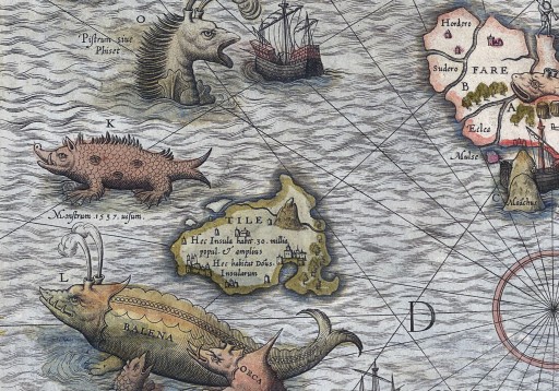 Carta Marina/Карта моря - Магнус -1539 - 70x50см
