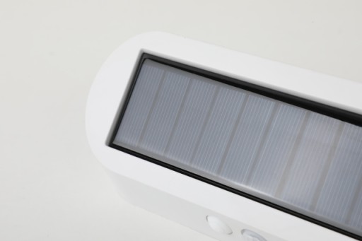 Настенный светильник LED SOLAR IP65 с датчиком движения, для сада, черно-белый