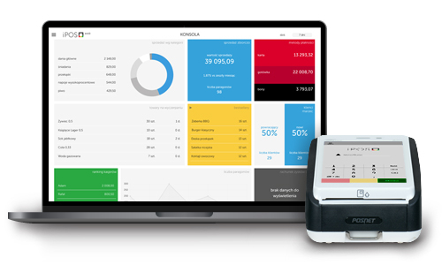 Kasa fiskalna 3w1 Posnet Drukarka + terminal + system sprzedażowy iPOS