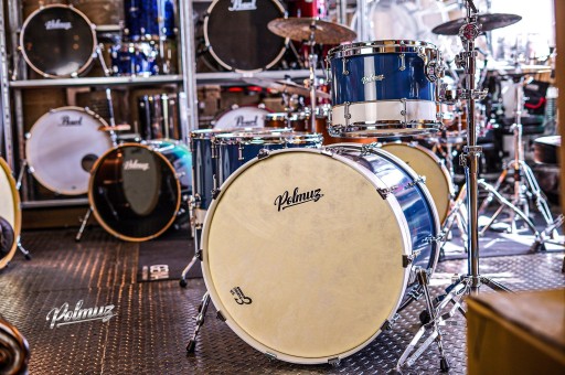 Polmuz Maple Model 1 — 24/13/16/18 — Custom Inayed Blue White Gloss