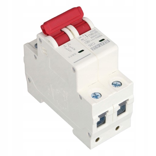 2P DC 1000V автоматический выключатель MCB 25A защитный выключатель