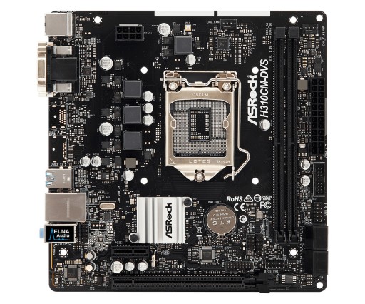 Материнская плата H310CM-DVS s1151 2DDR4 DVI/DSUB