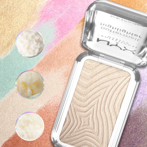 NYX Buttermelt Highlighter — стойкий хайлайтер для лица Bright & Butta, 5 г
