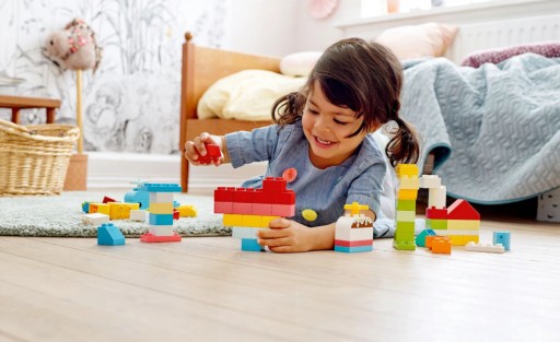LEGO Duplo 10909 Коробка-сердечко из 80 кубиков