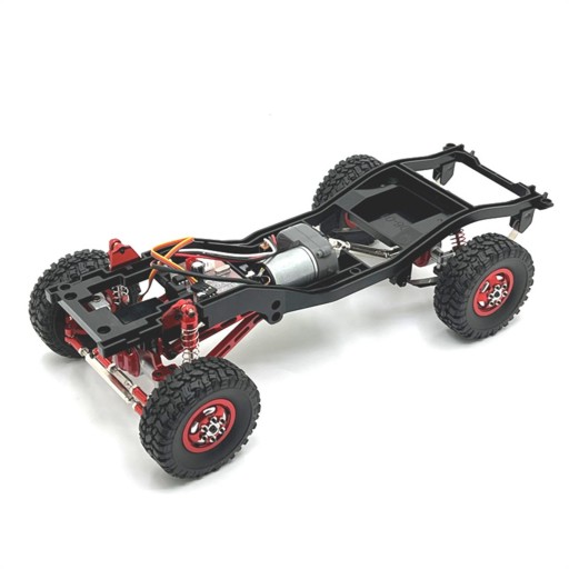 Запасные части амортизатора RC, твердая запасная модель игрушки DIY, красный цвет