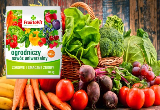 FRUKTOVIT NAWÓZ UNIWERSALNY DO OWOCÓW WARZYW ROŚLIN OZDOBNYCH 10 KG