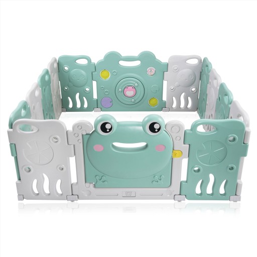 Пластиковый манеж Baby Vivo 14 элементов - Фридолин