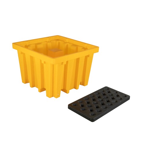 Wanna wychwytowa paleta ociekowa na zbiornik IBC - 138x138x90cm - 1300l