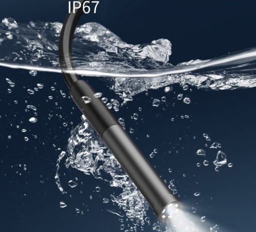 DUO ИНСПЕКЦИОННАЯ КАМЕРА ЭНДОСКОП LED 1920*1080p FHD WIFI Android iOS IP67 3 м