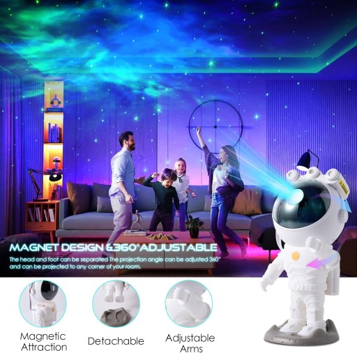 Проектор звёзд ночник Astronaut Space