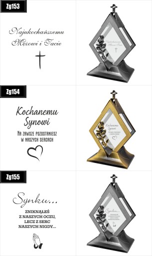 ZNICZ personalizowany z grawerem dla Brata Wuja