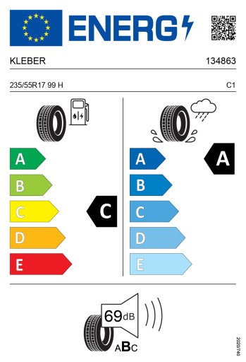 4x KLEBER 235/55R17 99H Dynaxer внедорожник лето