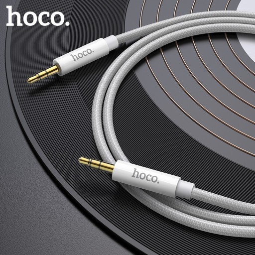 hoco UPA19 Аудиокабель AUX Jack 3,5 мм, 1 м, плетеный