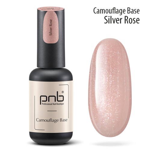 Baza Hybrydowa Kamuflująca do paznokci PNB UV/LED Camouflage Base Beż 8ml