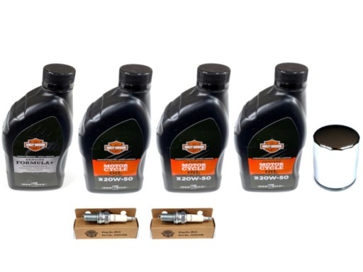 HARLEY OIL SET 3L 20W50 F+ F. ХРОМИРОВАННЫЕ ПРОБКИ