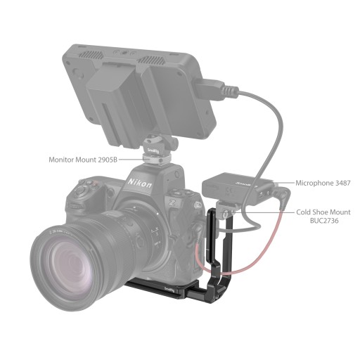 L-образный кронштейн, быстросъемная угловая пластина Smallrig для Nikon Z8 ARCA SWISS