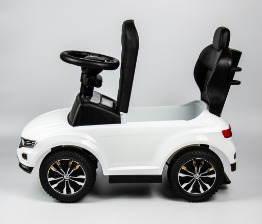 RIDE ON PUSH CAR 3IN1 VW РЕЗИНОВЫЕ КОЛЕСА КОЖАНЫЙ АВТОМОБИЛЬ ПОДАРОК ​​НА ОДИН ГОД
