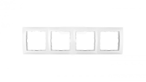 BERKER SQUARE FRAME QUAD one.платформа БЕЛАЯ