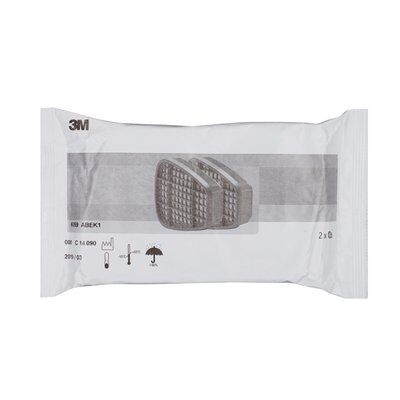 Zestaw FFP1 Półmaska 3M 6200 z Filtrami 6059 ABEK1
