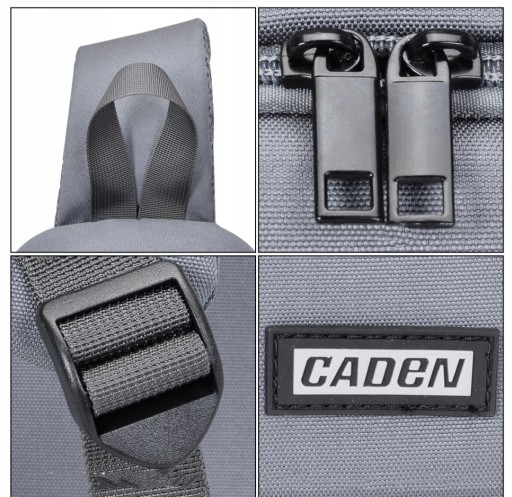 Фоторюкзак на одно плечо Caden D15, серый