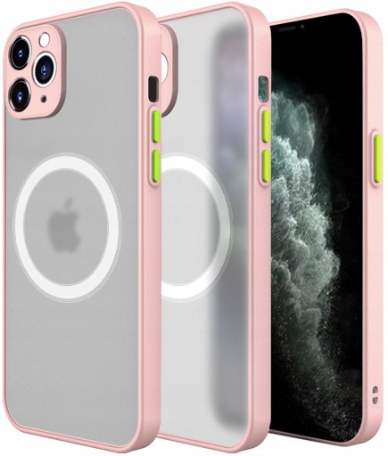 ЧЕХОЛ ДЛЯ IPHONE 11 PRO ЗАЩИТА КАМЕРЫ, СОВМЕСТИМЫЙ С MAGSAFE - РОЗОВЫЙ