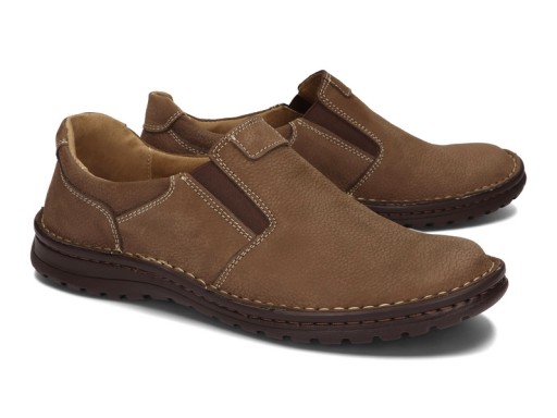 Мужские мокасины кожаные туфли POLISH WIDE 43