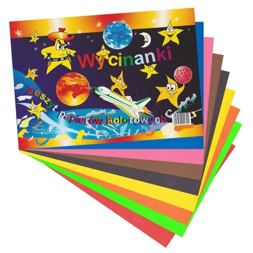 Блокнот из цветной бумаги формата А4.