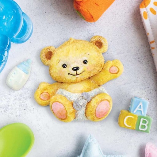 Силиконовая форма для детского плюшевого мишки Pampers, блоки для бутылок A0203
