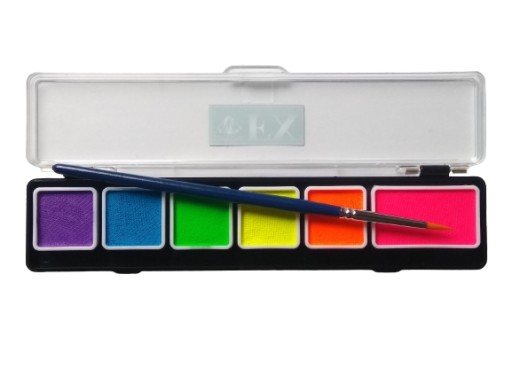 Палитра красок для лица и тела Diamond FX Neon - Extra Small