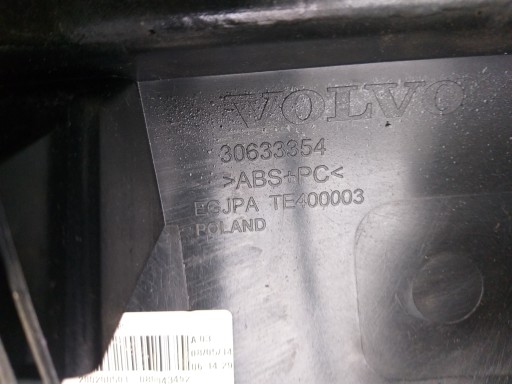 КРЫШКА ПОДГОЛОВНИКА CAPOTAGE VOLVO C70 II 30633354