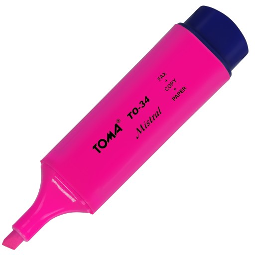 Неоновый хайлайтер PINK TO-334 TOMA MISTRAL