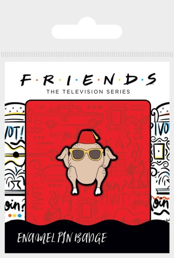 Friends Cool Turkey - эмалевый значок 2,5х3,5