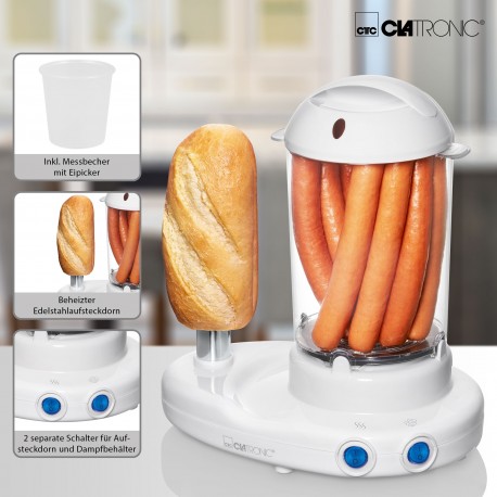 МАШИНА ДЛЯ ХОТ-ДОГА И ЯИЦ CLATRONIC HDM 3420 E