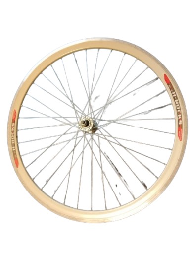Колесо переднее алюминиевое CREAM 26″ 31974 D3, алюминиевая ступица