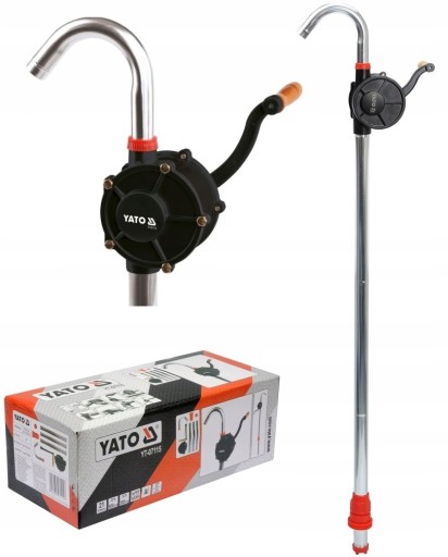 YATO FUEL PUMP HAND CART ALUM. 21 л/мин YT-07115
