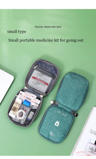 Portable Medicine Storage Bag Mini Travel First Aid Kit Medicine Bags
