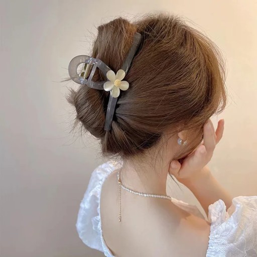 Новые женские модные зажимы для когтей, кофе, черная смола, большой коготь для волос для девочек